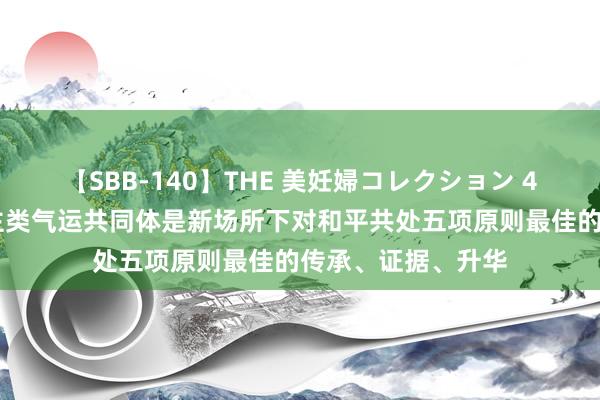 【SBB-140】THE 美妊婦コレクション 4時間 构建东说念主类气运共同体是新场所下对和平共处五项原则最佳的传承、证据、升华